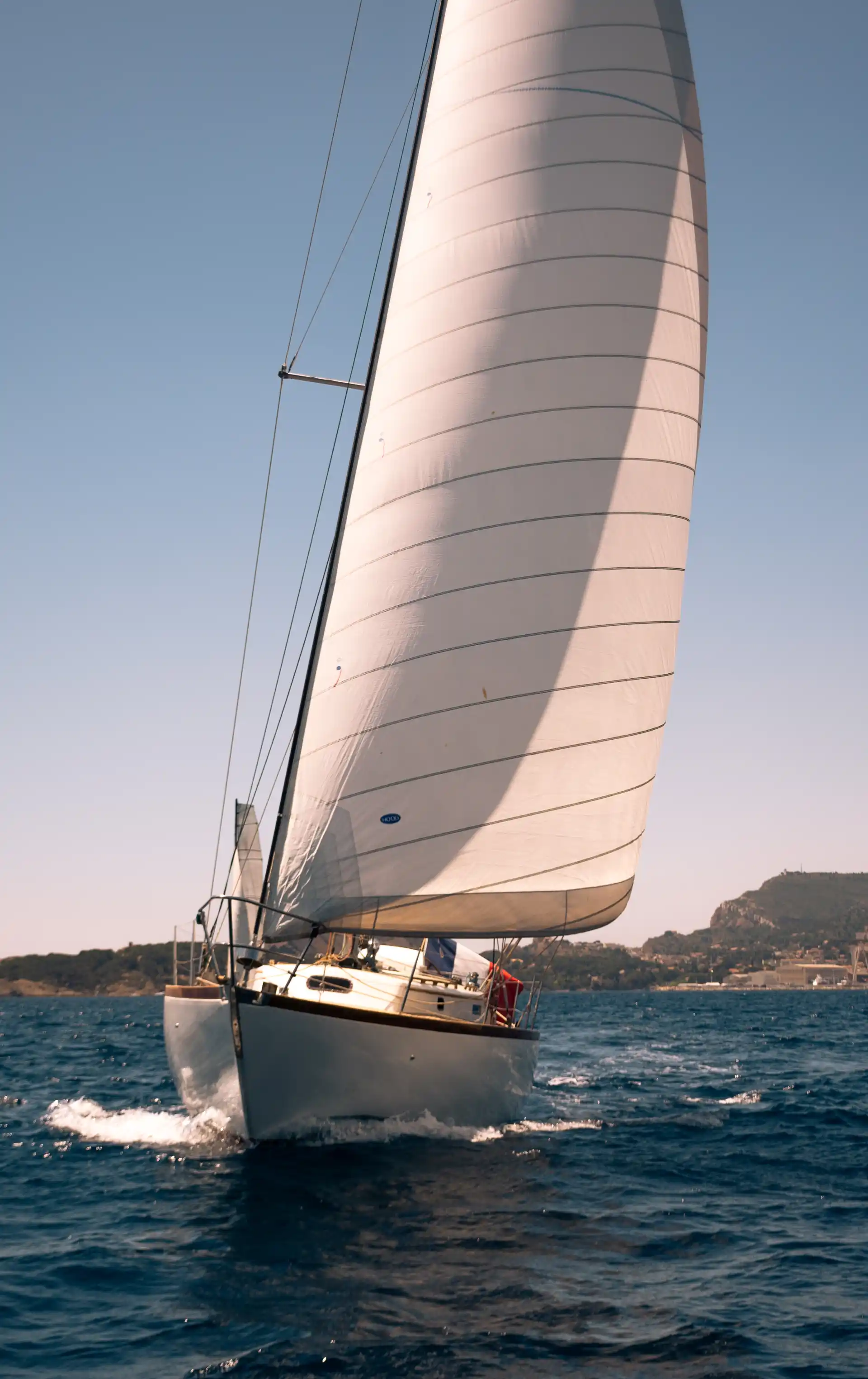 Grand-voile déployée