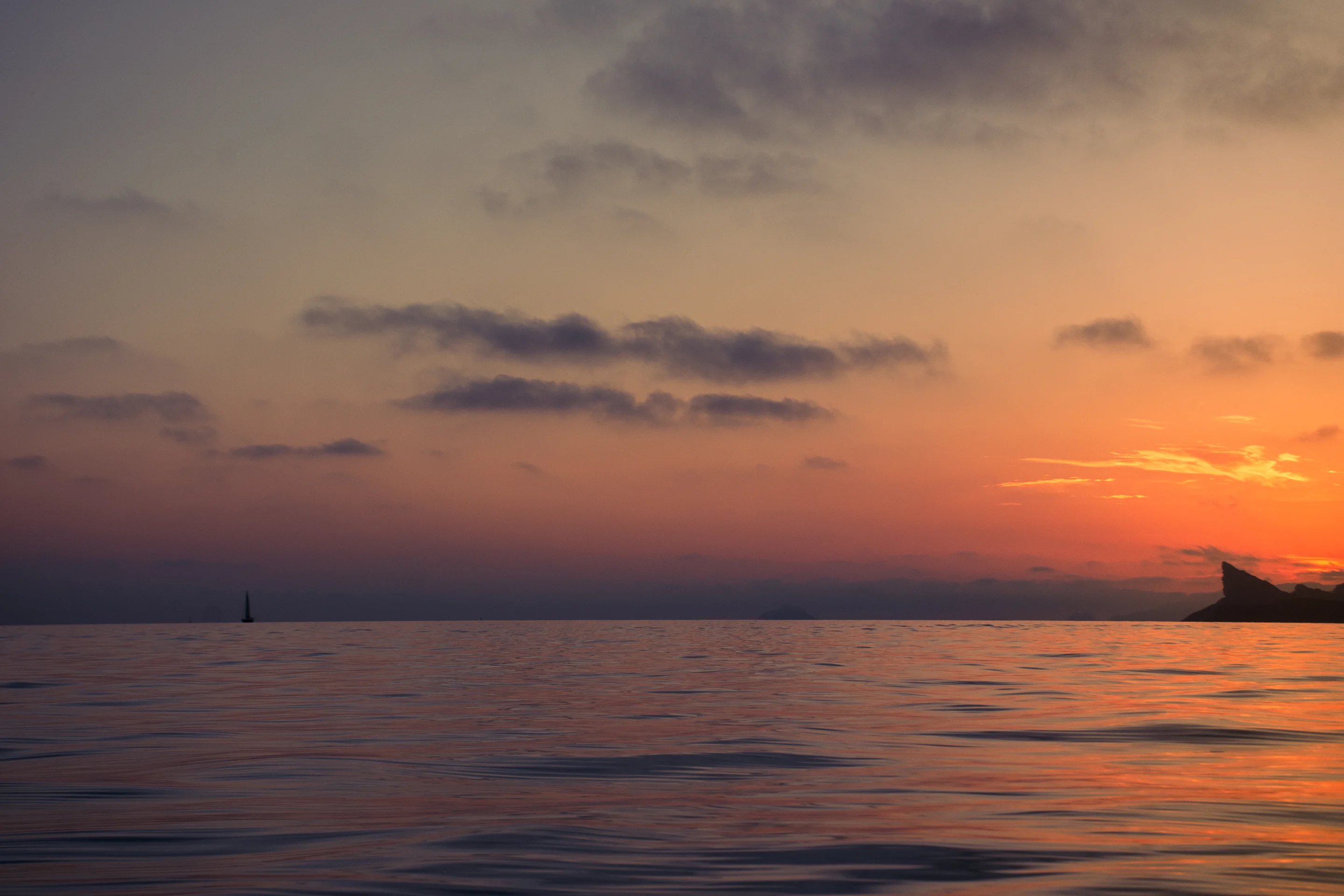 Sunset sur les côtes